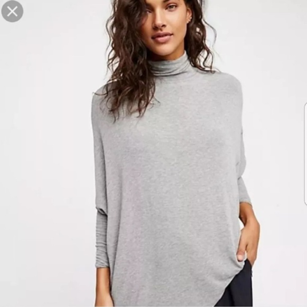 Free People Dolman‎ Mock Neck Sweater Size